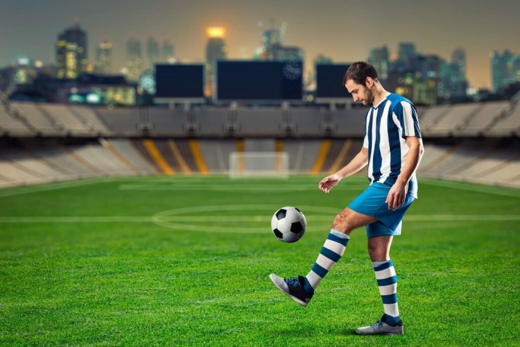A Solitary Juggle Before Kickoff ball control